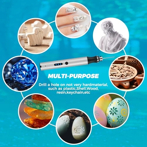 Mini Drill Pen - 3-Speed Rechargeable 30 Small Bits