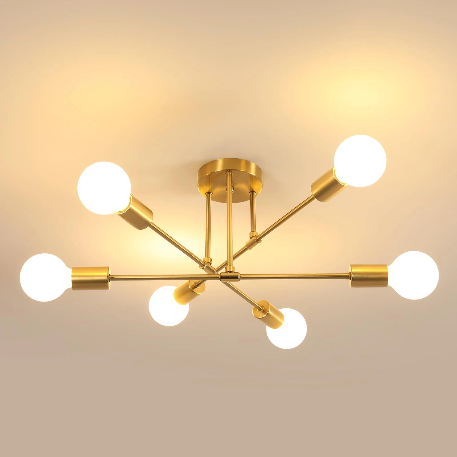 #GOECO Vintage Chandelier - 60 cm 6 Lights E27