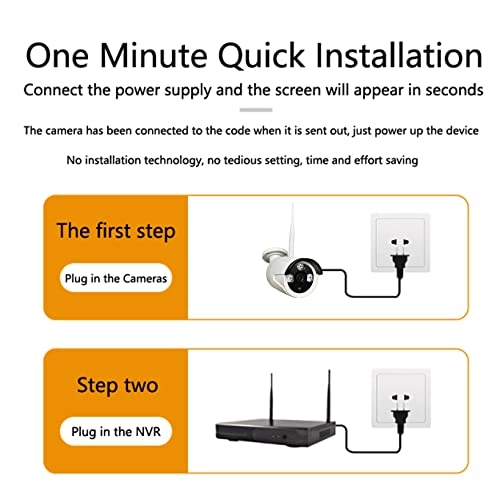 Wireless WIFI Security Camera System - 8 cameras 8 channels 6MP