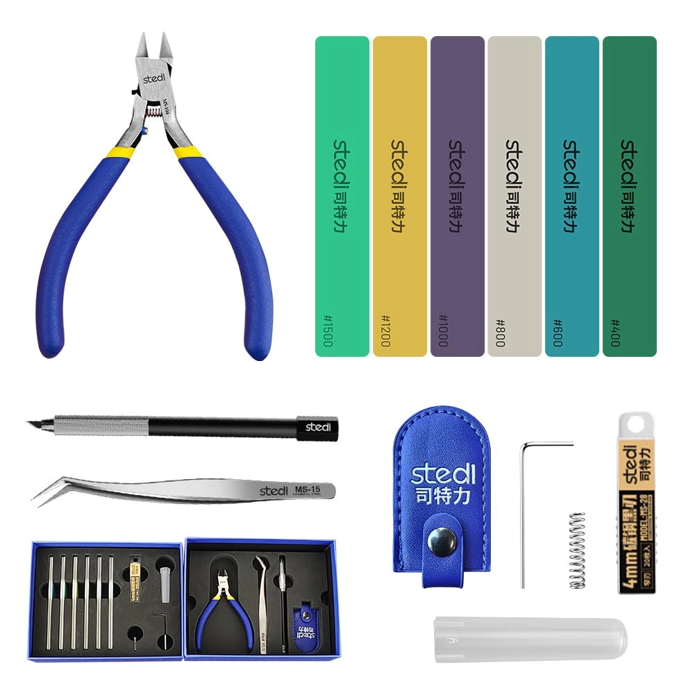 stedi Model Tools Kit - Metal 14 PCS