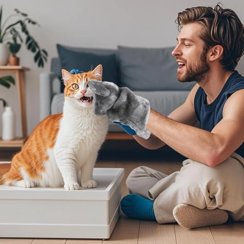 KASTWAVE Cat Wrestling Puppet Glove