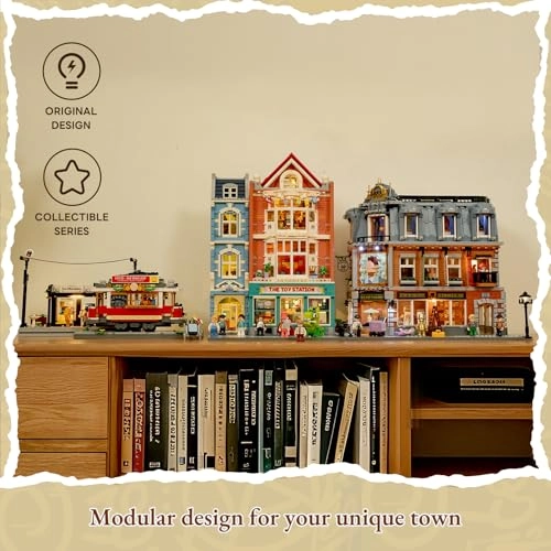 Heritage Tram and Stop Kit - 1274 pcs for ages 16+