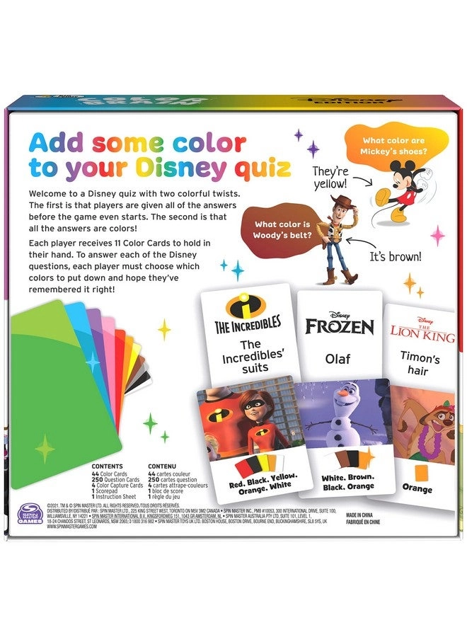 Disney Color Brain - Card Game