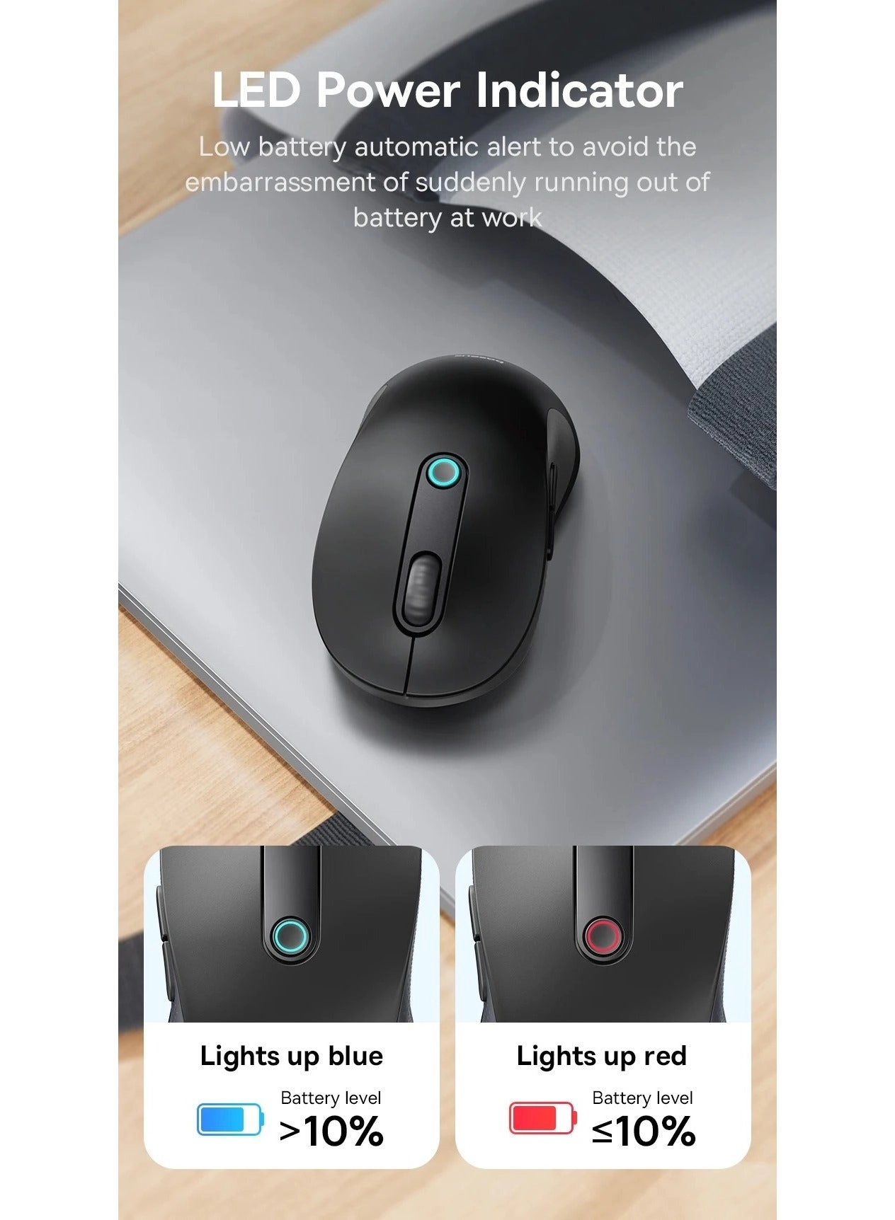 F02 Ergonomic Mouse - Wireless