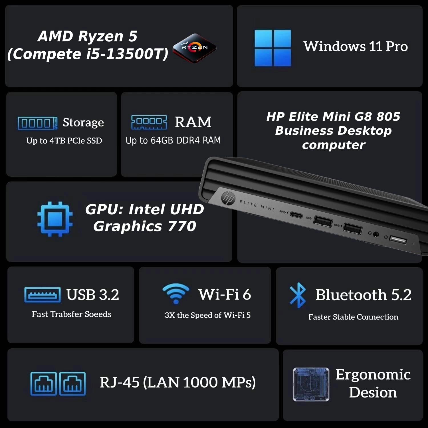 Elite 805 - 5650G 64GB 1TB