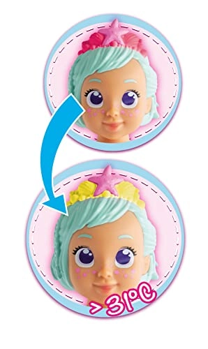 New Born Baby Mermaid - 30 cm Full Vinyl Colour Changing Ages 2+