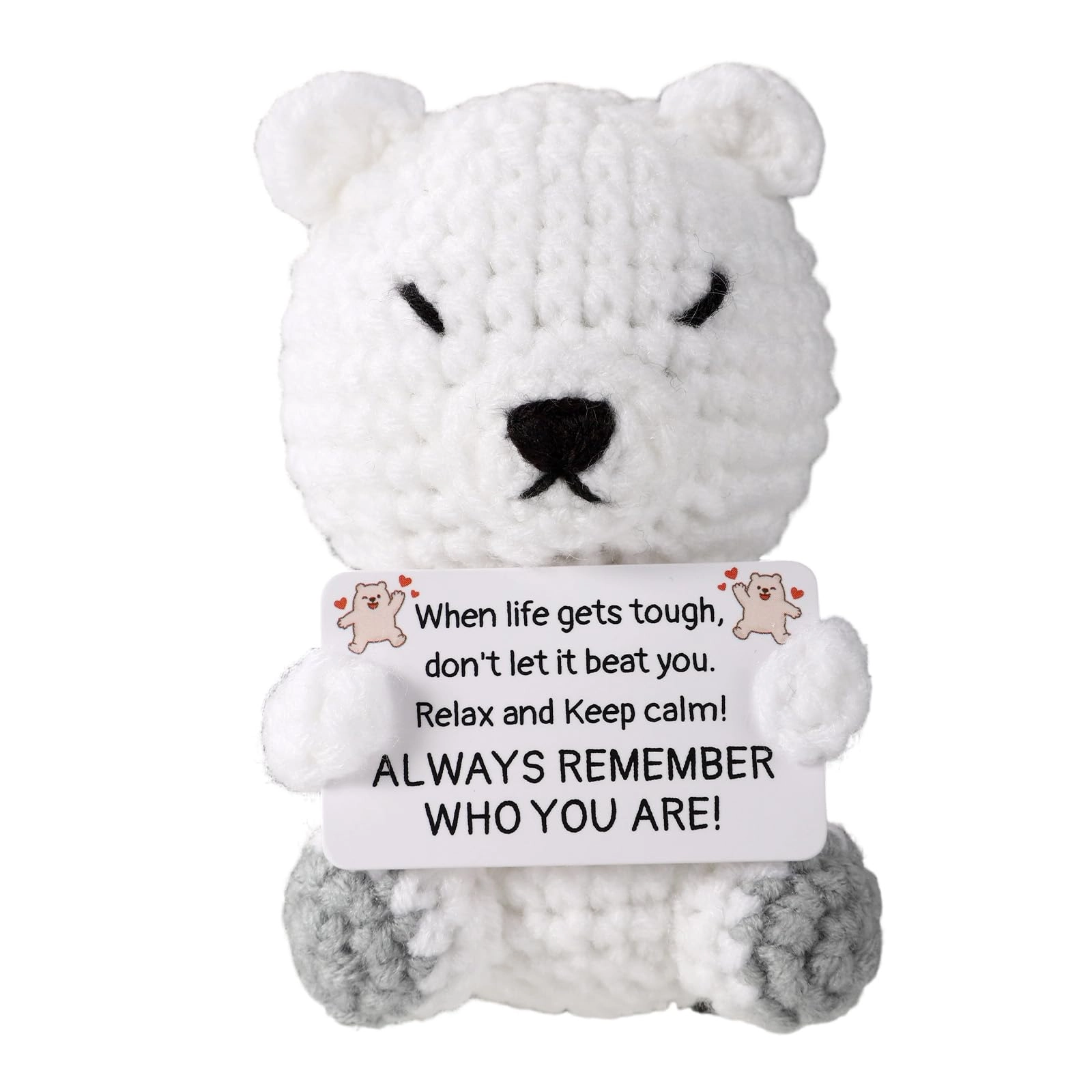 Polar Bear Positive 10 cm Crochet