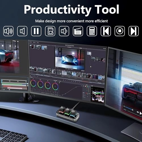 Mini 3 Key Macro Keypad - Wired