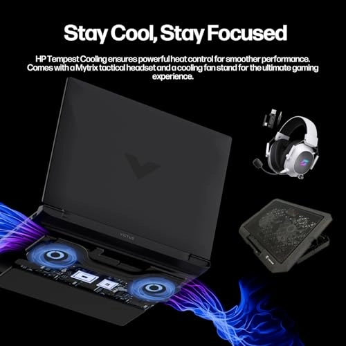 Victus 15-fb - 15.6'' Ryzen 7 7445HS 64GB DDR5 1TB SSD + Mytrix tactical gaming headset + Cooling Pad
