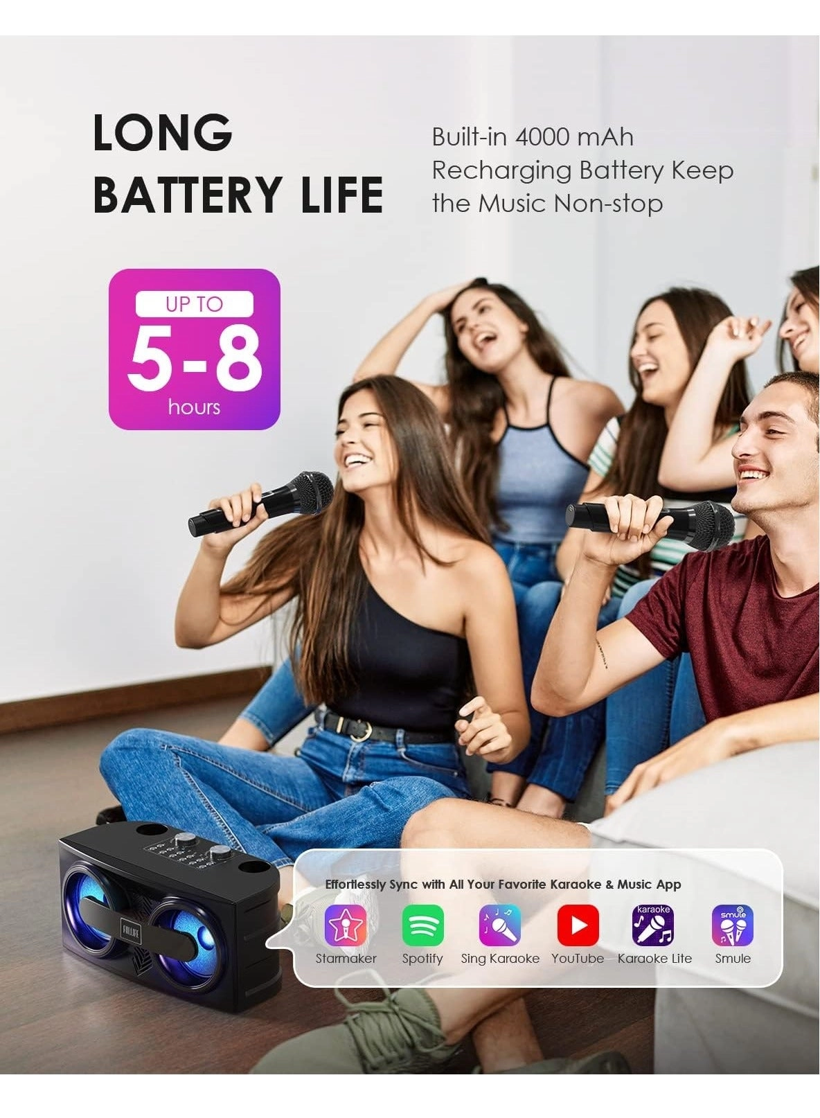 M25 - Wireless Bluetooth Karaoke System