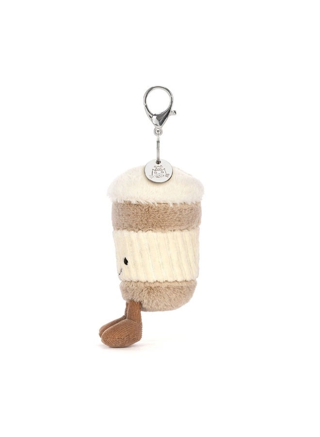 Smiling Coffee Cup Keychain