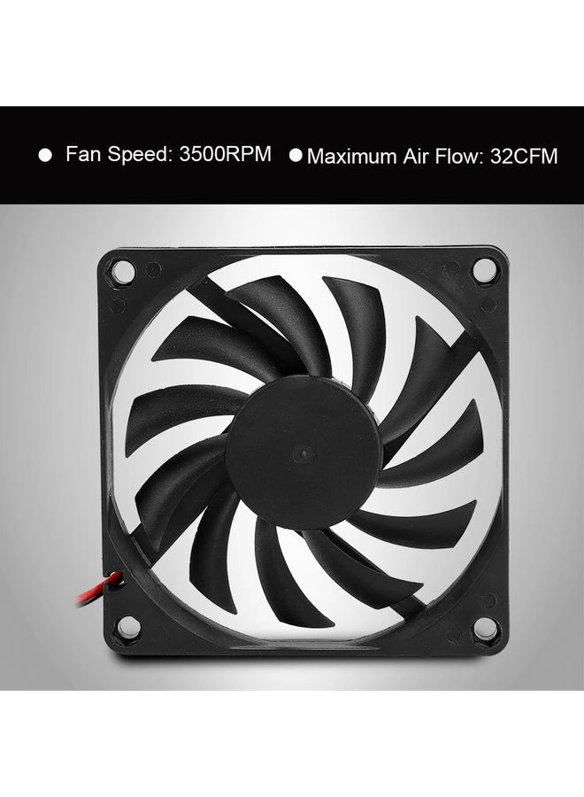 CPU LED Water Cooling Cooler - 80x80mm