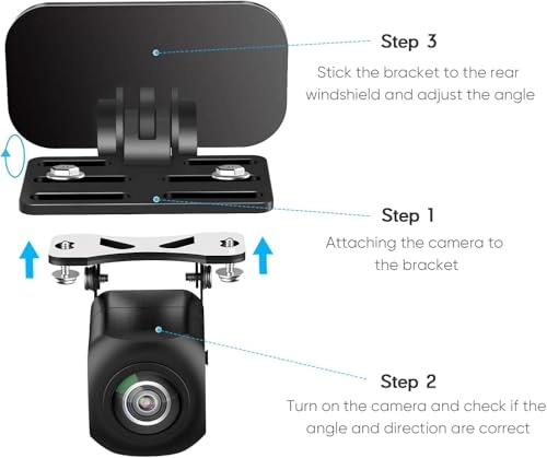 Universal Adhesive Backup Camera Mount