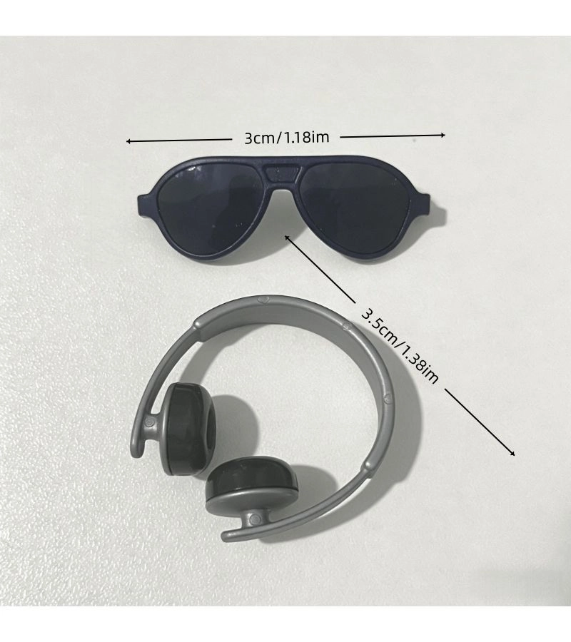 Generic Glasses for Dollhouse - 1:12 Scale Pack of 2