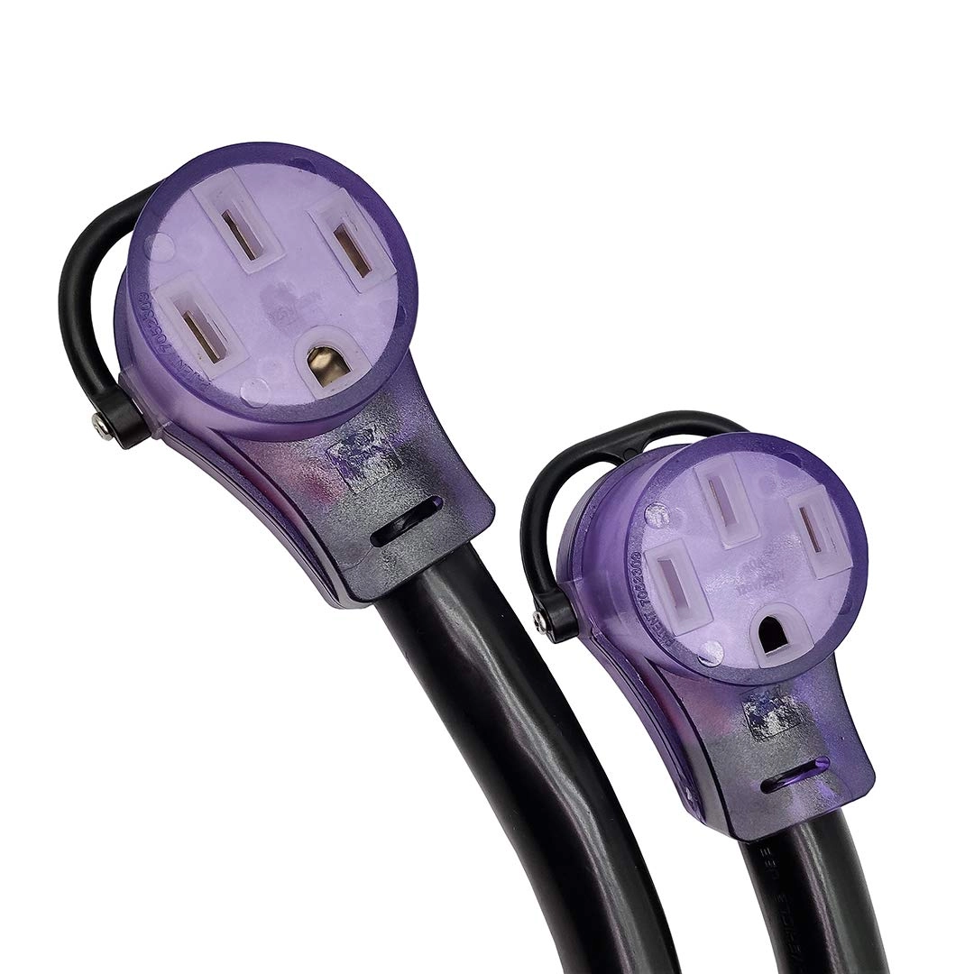 692095 RV Splitter Adapter - 14-50P to Dual 14-50R