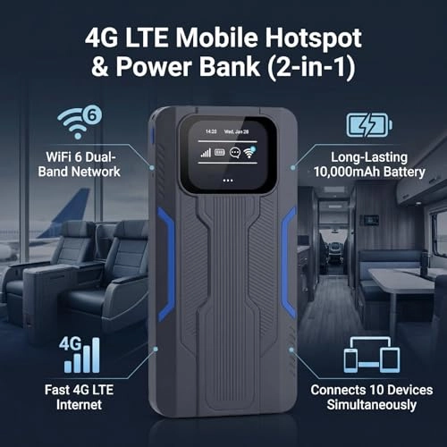 4G LTE WiFi Mobile Hotspot - 4G LTE 300Mbps