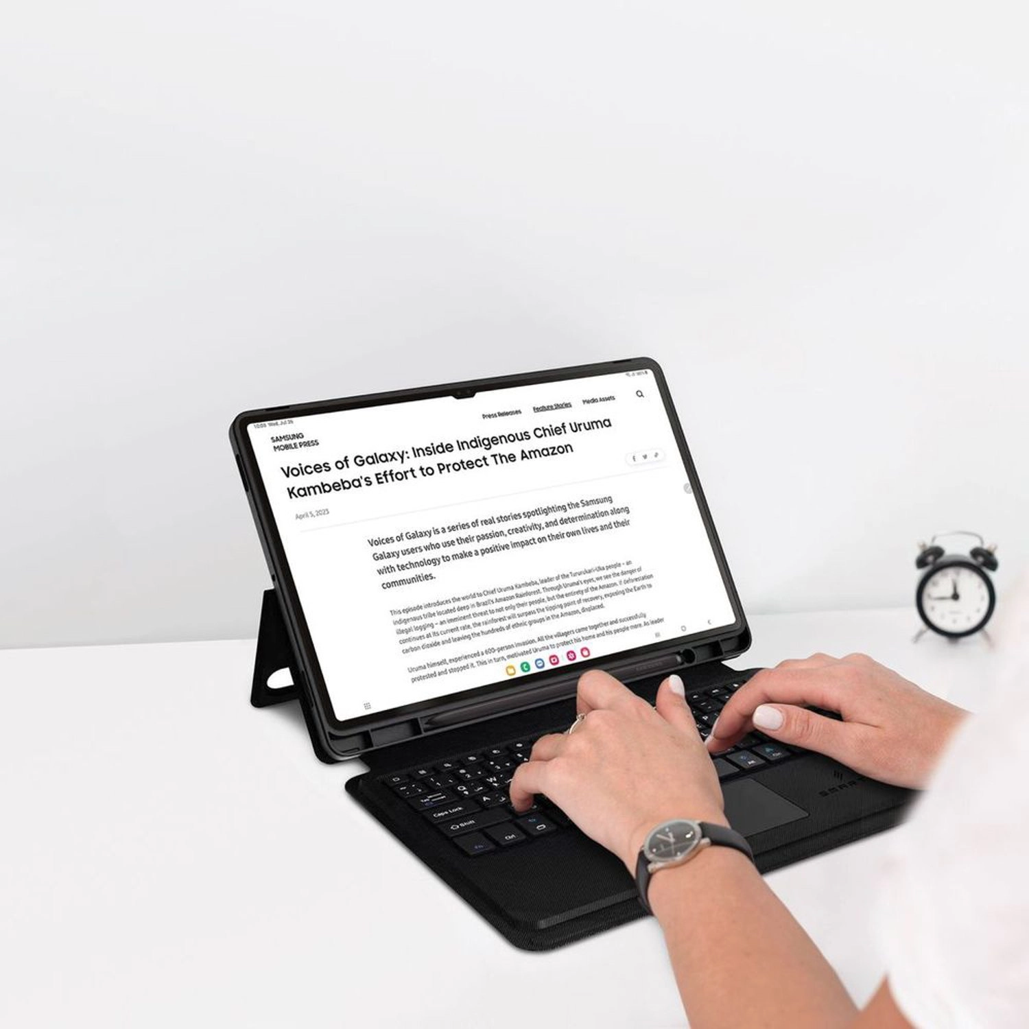 Keyboard Case for Galaxy Tab S10+/S9+