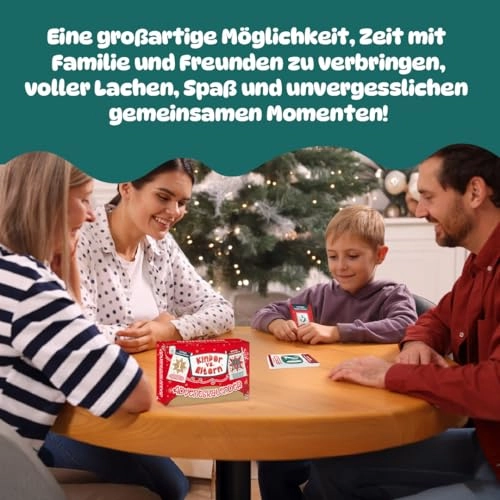 Card Game Family Quiz - Advent Calendar 144 Questions (German)