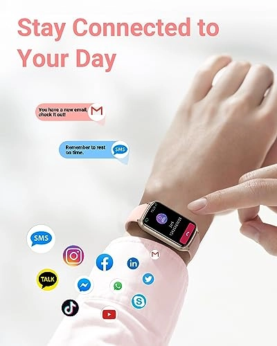 Fitness Tracker - 24/7 Heart Rate Blood Oxygen 5ATM Waterproof