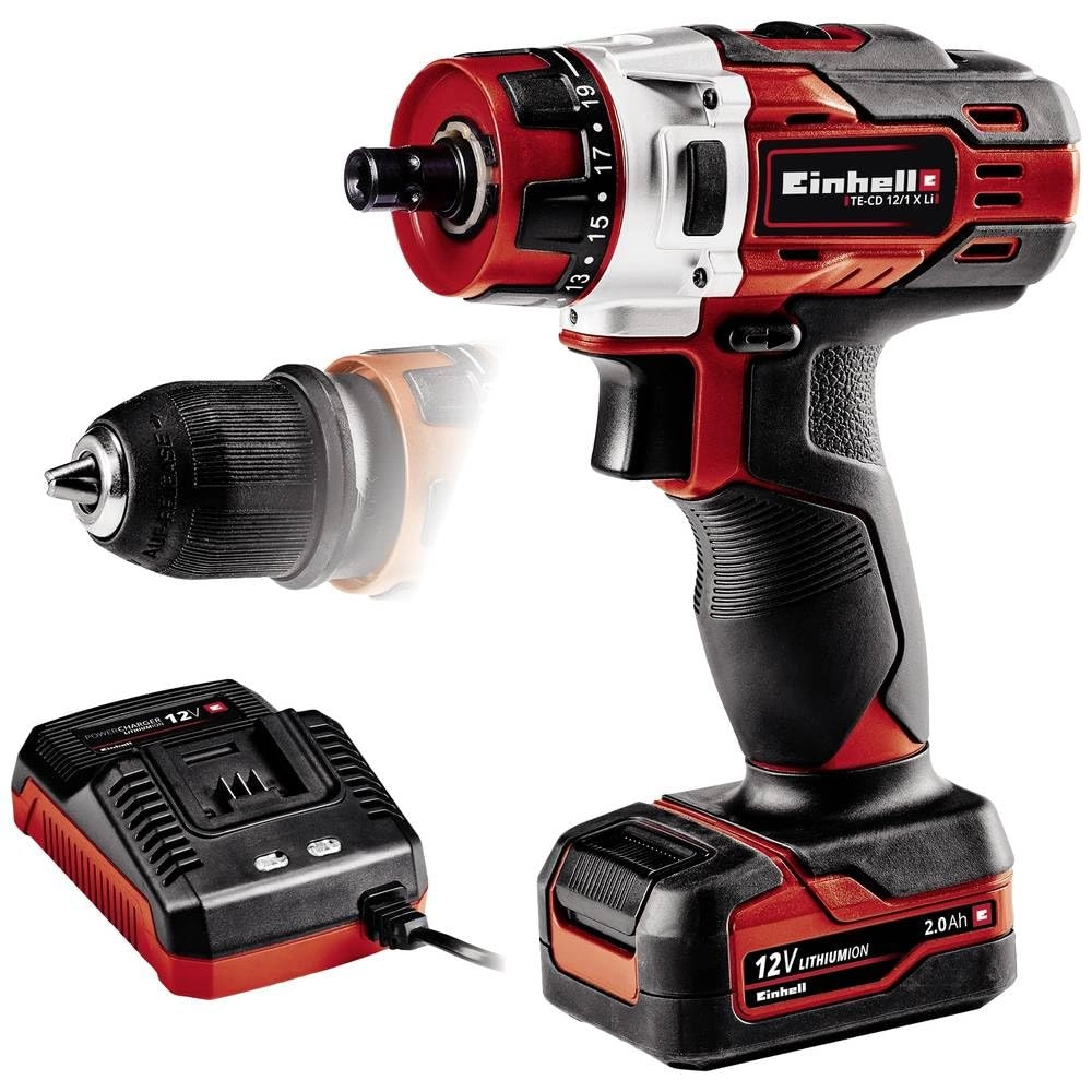 Einhell TE-CD 12/1 X-Li - 2 Amp Hours