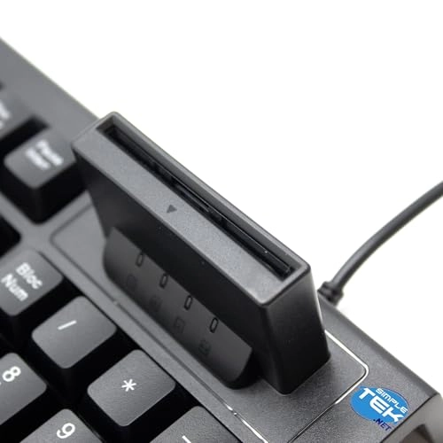 USB keyboard with integrated CNS Smart Card Reader - SA Wired