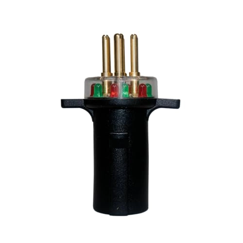 7-Round Pin Trailer Circuit r - Circuit Tester Black