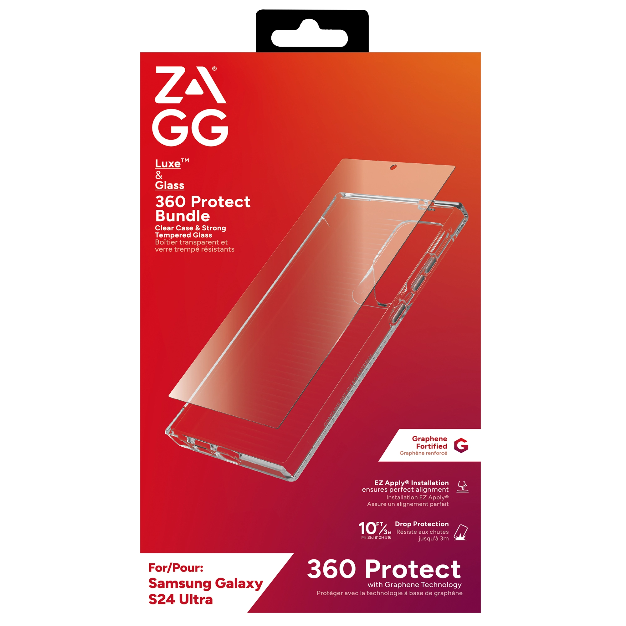 Luxe Case + Screen Protector for Galaxy S24 Ultra