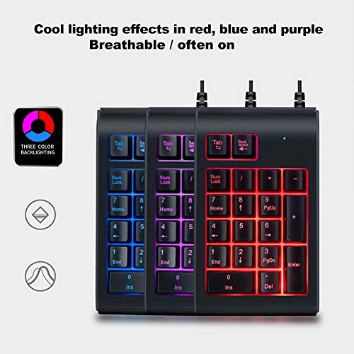 Numeric Keypad - 19-Key Wired Backlit