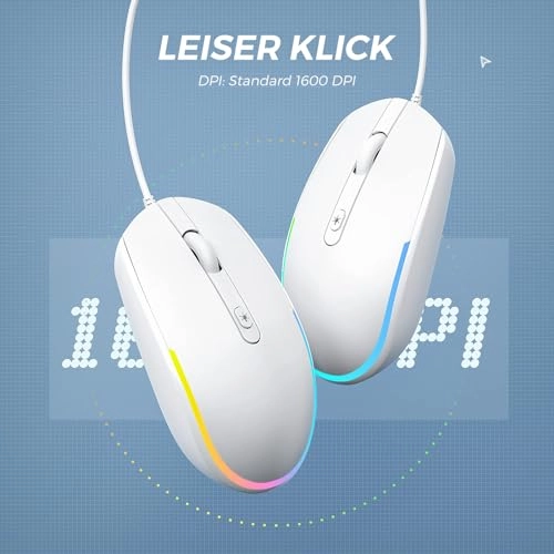 Wired LED RGB Backlit Mouse - USB