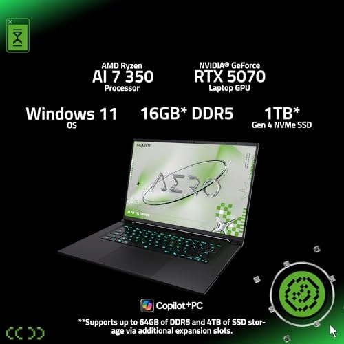 AERO X16 - 16'' 1TB 16GB Ryzen AI 7 350
