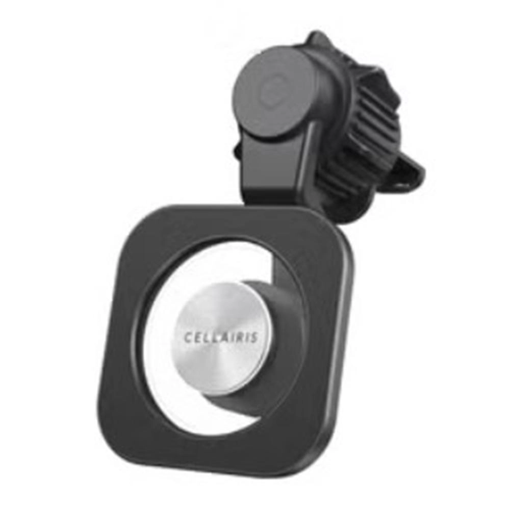 Mini MAG Strong Magnetic Car Holder - Aluminum Alloy + PC + Silicone with MagSafe for iPhone 15 Pro Max/15 Pro/15 Plus/15/14/13/12/11/X/XS