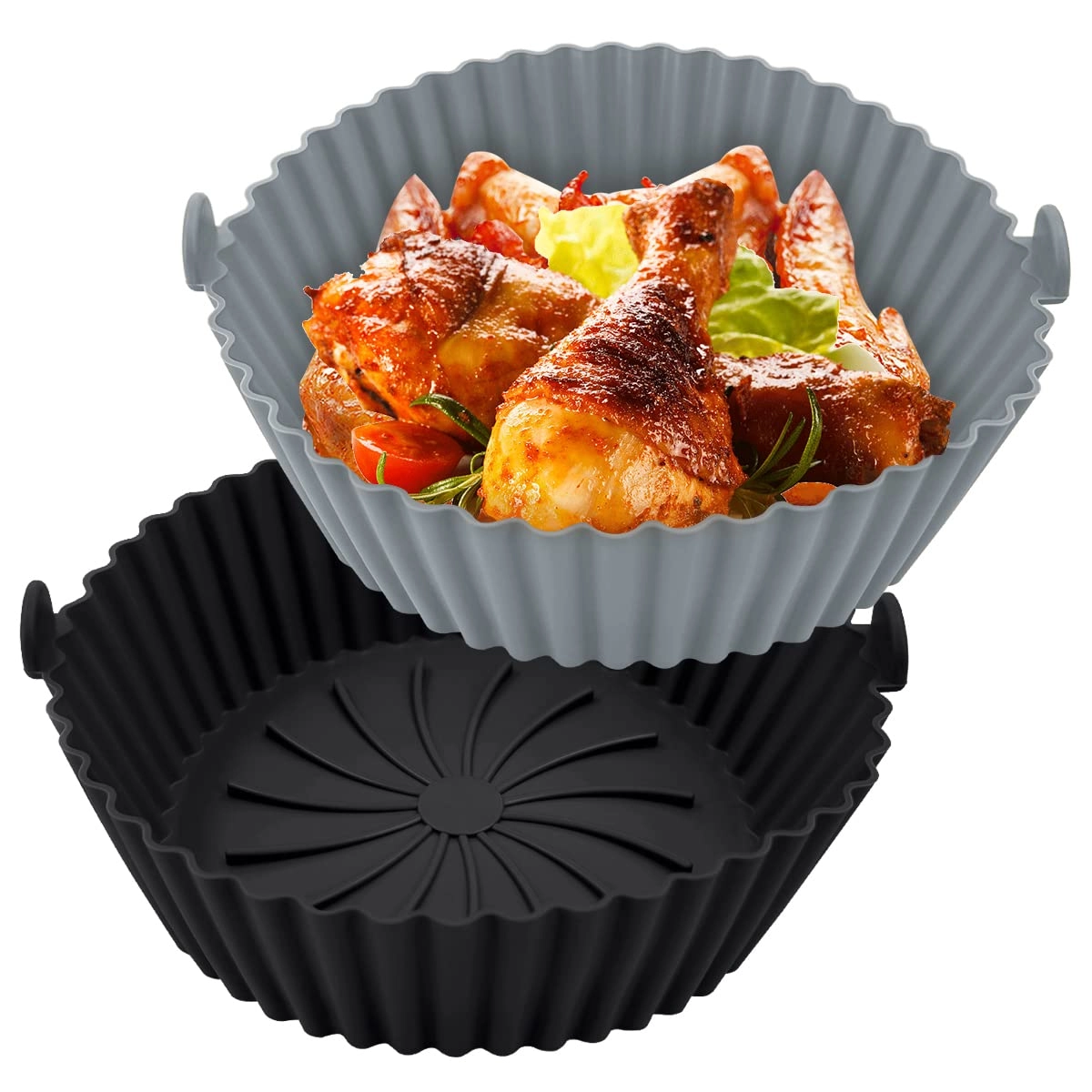 WUSHENG Air Fryer Silicone Liners - Silicone 2