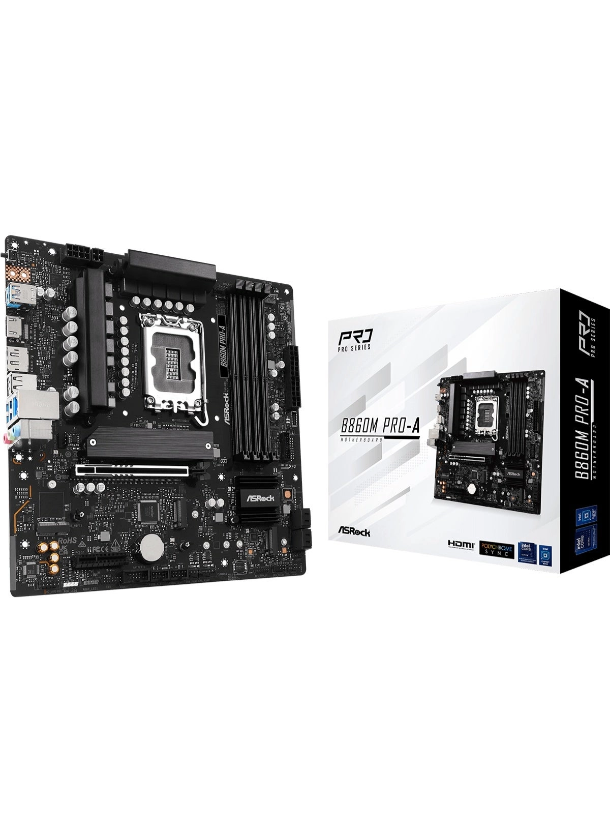 Asrock B860M Pro RS - Intel B860 LGA 1851 Micro-ATX