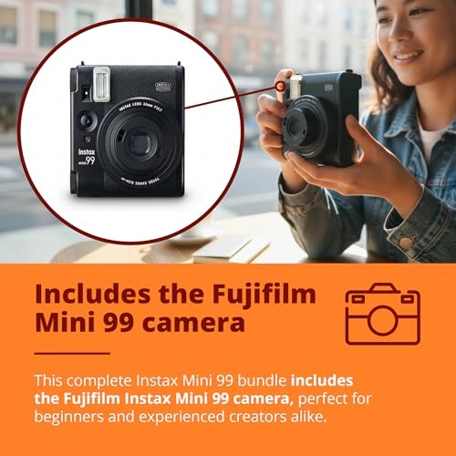 Mini 99 + 40 Shot Film + Case + Mini Album Wallet + Selfie Mirror Set + Film Stickers Set + Image Storage Case