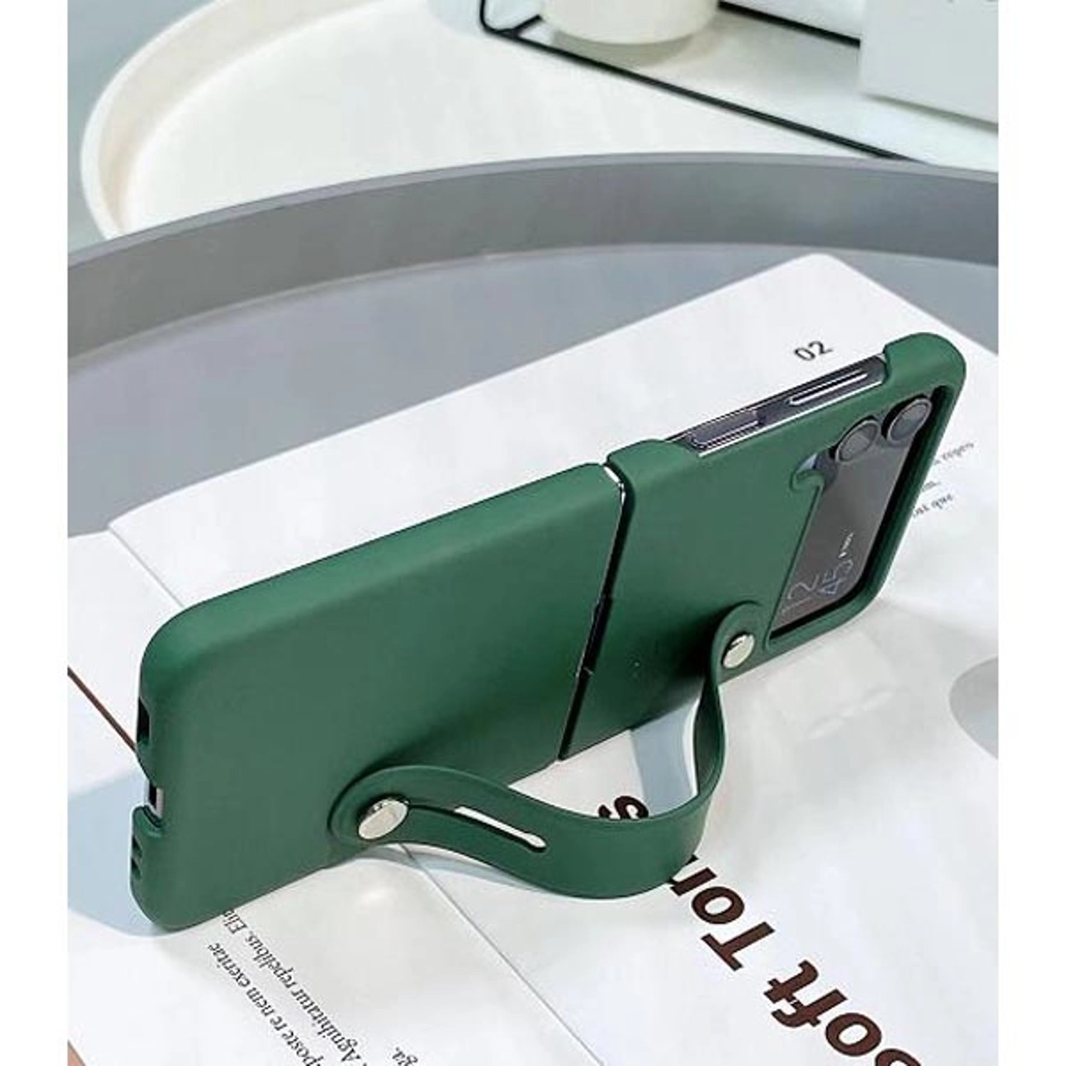 Clear Case Back Case for Samsung Galaxy Z Flip 4