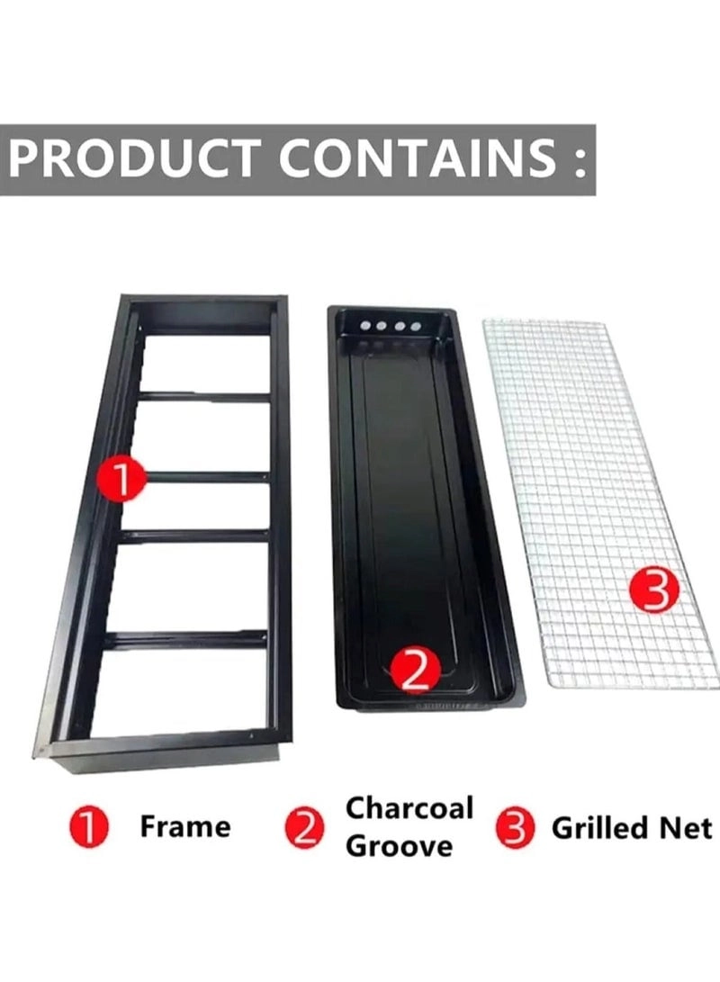 Folding Portable Outdoor Garden Camping Party BBQ Grill