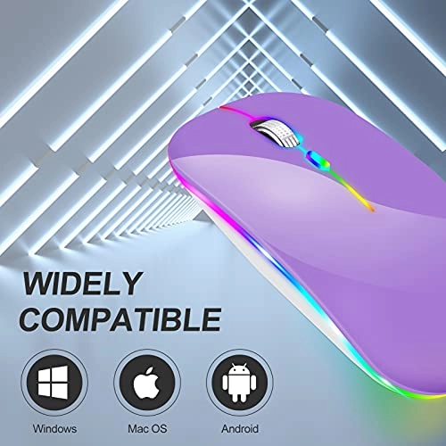 LED Rechargeable Mouse - Bluetooth