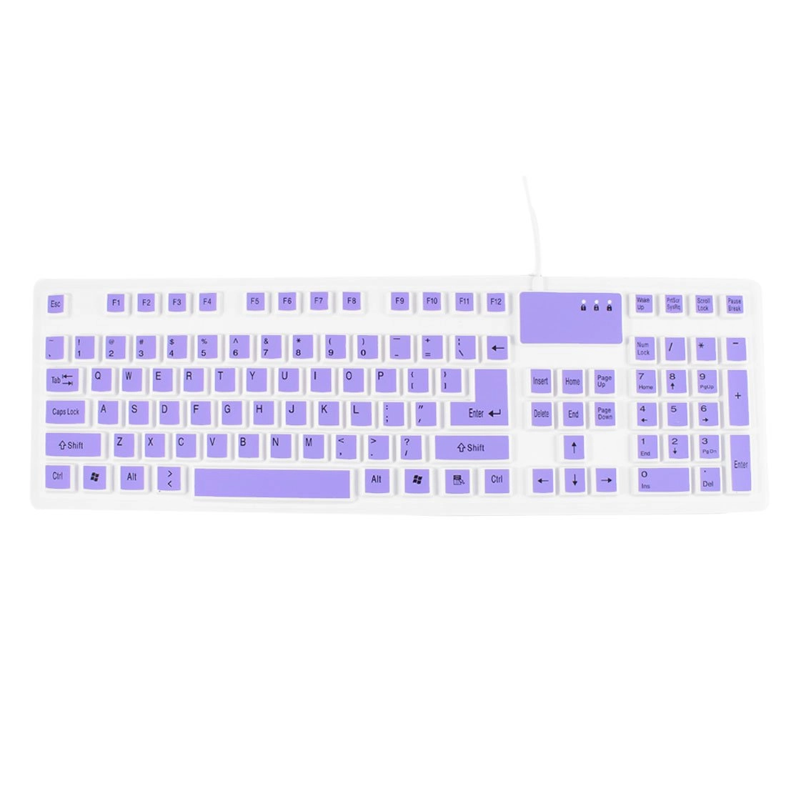 Multimedia Wired USB PC Keyboard - Wired