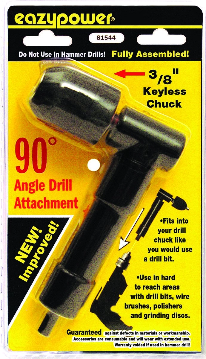 Eazy Power 81544 - 90° 3/8" Angle Drill Attachment