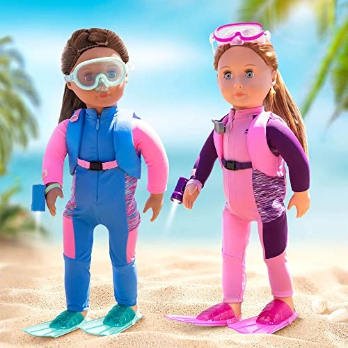 Hattie Professional Marine Biologist Doll - 46cm red hair green eyes