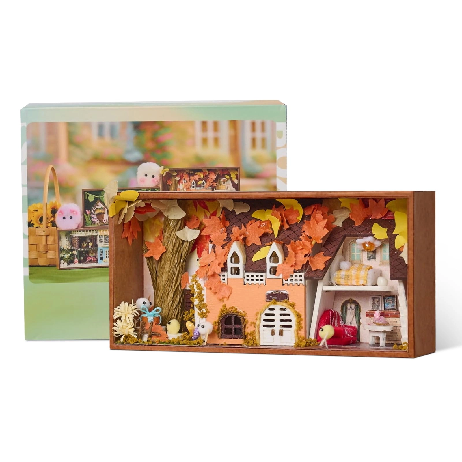 Cuteefun DIY Miniature Dollhouse Kit - Spring