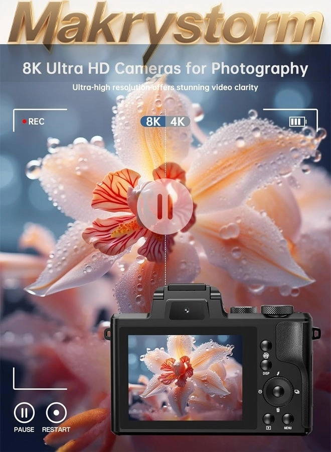 8K 88MP Vlogging Camera