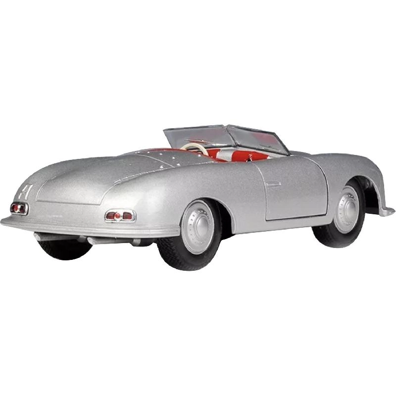 1948 356 NR.1 Roadster - WELLY Silver Metal Die-cast