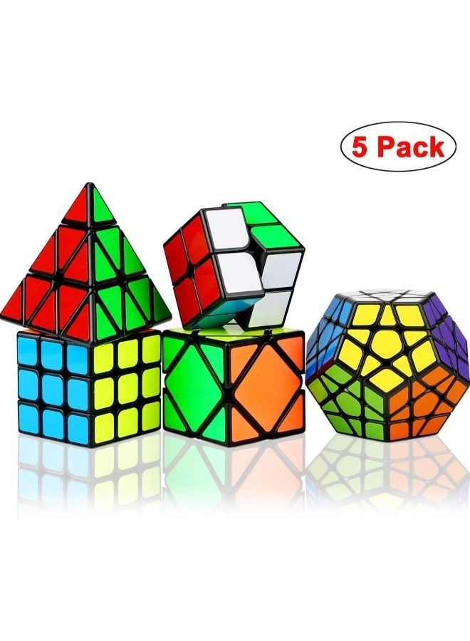 Speed Cube Puzzle - 5 pcs