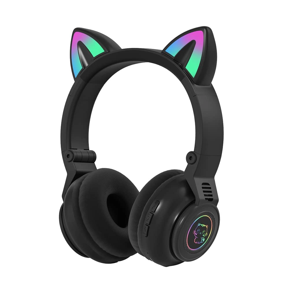 YueStarWZAE-CE13466B Wireless&Wired Foldable Headset Cat Ear Wireless Headset