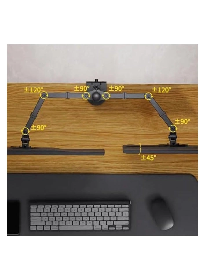 Dual Monitor Mount - 2 Monitors 32 inches 75mm or 100mm