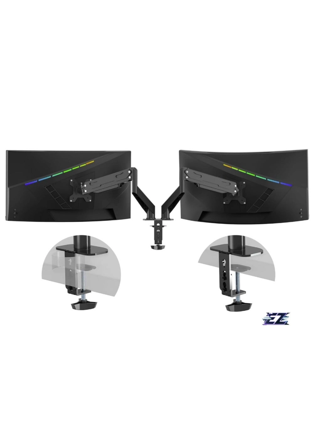 Dual Monitor Stand - 32 Inches 75x75/100x100mm