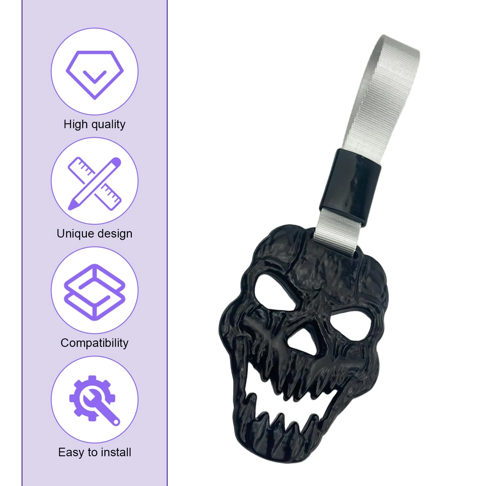 Skull Car Drift Charm