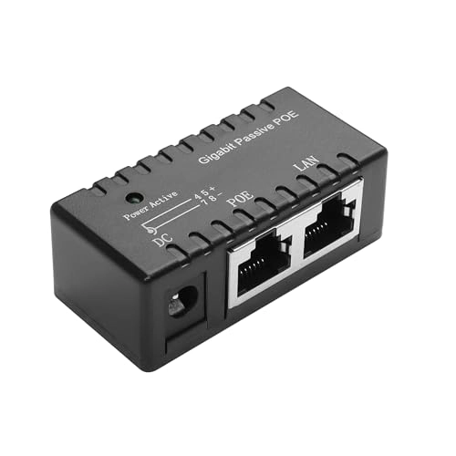 POE Injector - 12V 24V 48V 12W 15W 18W 96W 2xRJ45 4xRJ45 100Mbps 1000Mbps