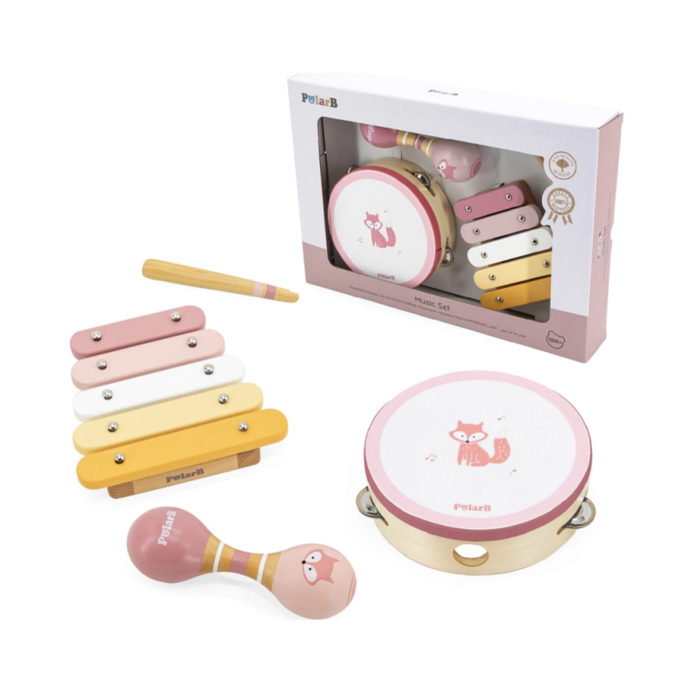 Bird Wooden Music Set - Suitable for 12 months and above
